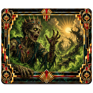 Tapis De Souris Zombie, mythe Art déco