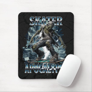 TAPIS DE SOURIS ZOMBIE SKATER APOCALYPSE