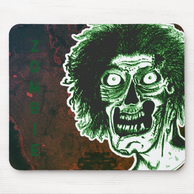 Tapis De Souris ZOMBIE - Vert (Devant)