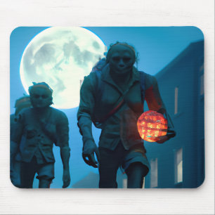 Tapis De Souris Zombie Walking Dead Horde Halloween