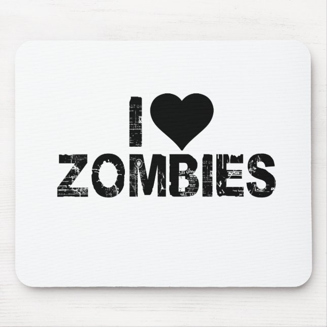 TAPIS DE SOURIS [ZOMBIS I DE COEUR] (Devant)