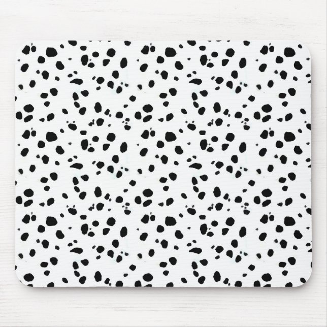 Tapis De Souris Zones dalmatiennes, Impression dalmate, Fourrure d (Devant)