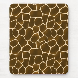 Tapis De Souris Zones de girafe Sauvage Safari Peau animal Imprime