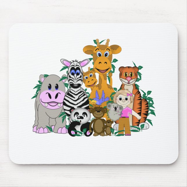 Tapis De Souris ZOO Girl (Devant)