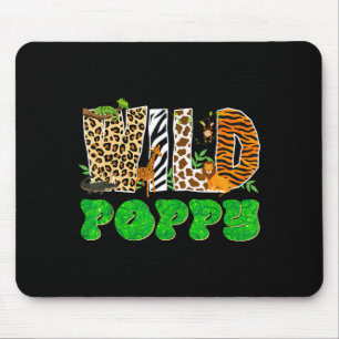 Tapis De Souris Zoo Safari Animaux Anniversaire Correspondant Fami