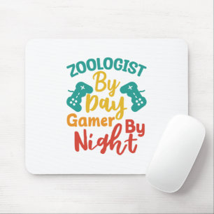 Tapis De Souris Zoologiste Par Jeu De Jour Par Nuit