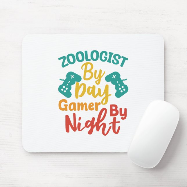 Tapis De Souris Zoologiste Par Jeu De Jour Par Nuit (Avec souris)