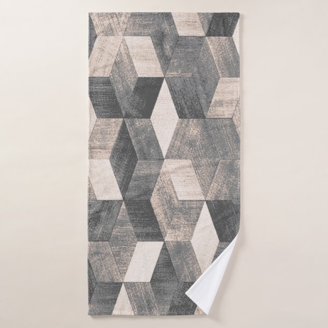 Tapis de tapis et tapis Boho Style ethnique design (Serviette de bain)