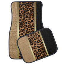 Motif Poster de animal Leopard classique | Brun ro