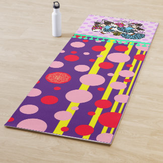 TAPIS DE YOGA ルナ様用 ストライプ(ピンク)