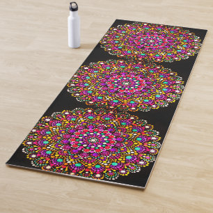 Tapis De Yoga 073 - Tricot Mandala Yoga Mat