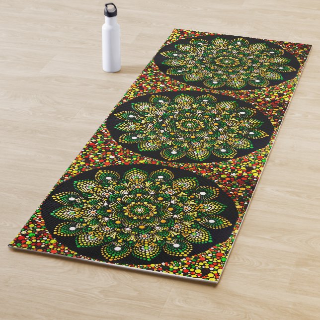 Tapis De Yoga 074 - Growing Mandala Yoga Mat (En situation)