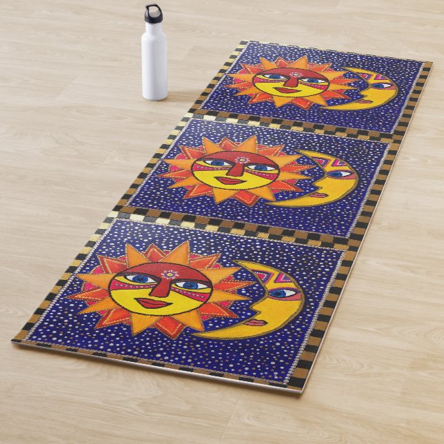Tapis De Yoga 097 - Amor Eterno 3 Motif Yoga Mat (En situation)
