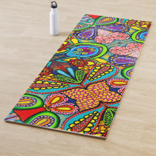 Tapis De Yoga 107 - Art cellulaire Yoga Mat