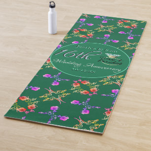 Tapis De Yoga 16e anniversaire Mariage cire & péridot