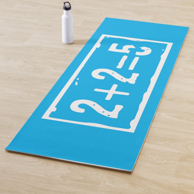 Tapis De Yoga 2 plus 2 égale 5 (En situation)