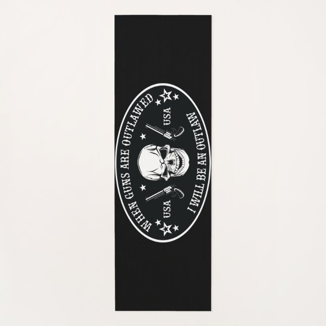 Tapis De Yoga 2e amendement Oreiller (Devant)