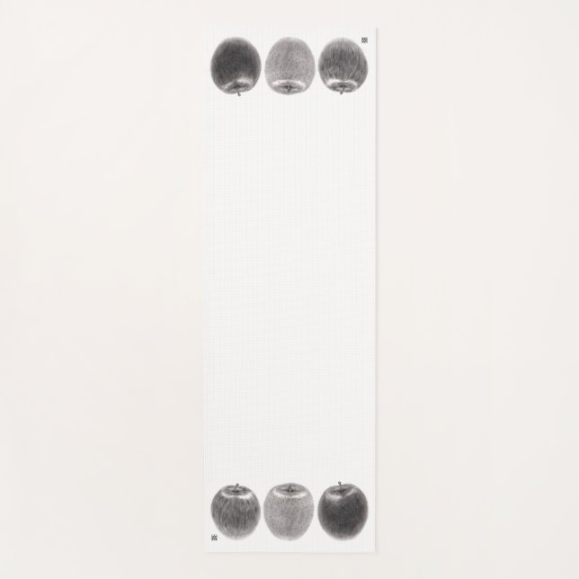 TAPIS DE YOGA 3個のりんご　横 (Devant)