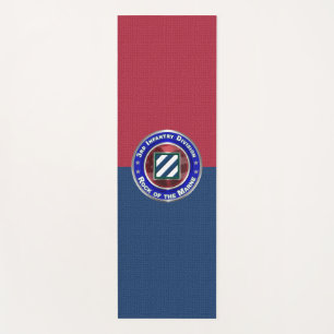 Tapis De Yoga 3e division d'infanterie Rock of the Marne!