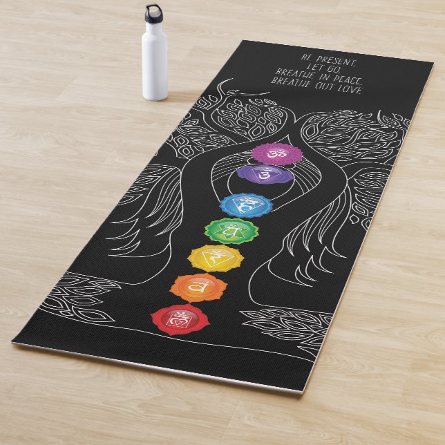 Tapis De Yoga 7 Chakra Lady Tree - 11blwo (En situation)