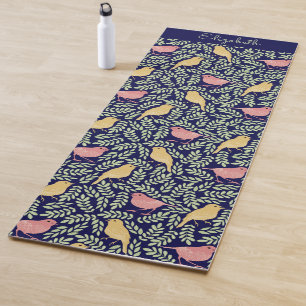 Tapis de yoga à caractères botaniques pour oisea