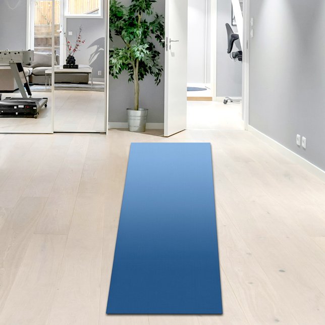 Tapis de Yoga à Dégradé Bleu (Créateur téléchargé)