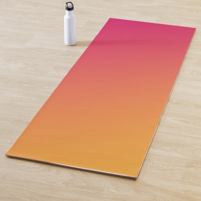 Tapis de yoga à dégradé sanguin couleur (Créateur téléchargé)