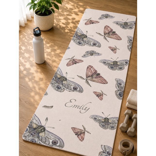 Tapis de Yoga à Motif Papillon Coloré (Créateur téléchargé)