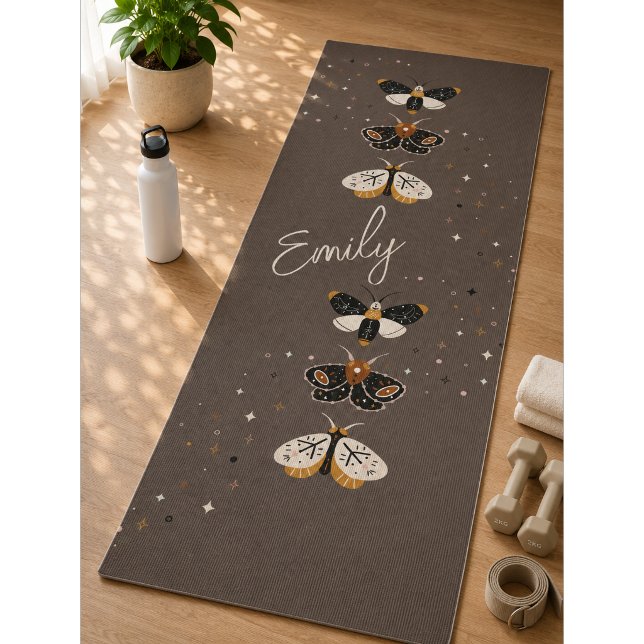 Tapis de Yoga à Motif Papillon Coloré (Créateur téléchargé)