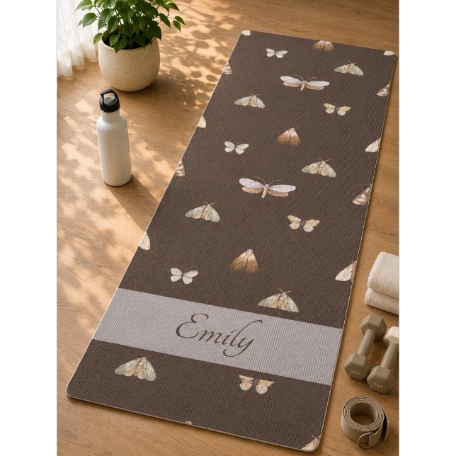Tapis de Yoga à Motif Papillon Coloré (Créateur téléchargé)