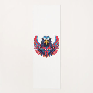 Tapis De Yoga A TO Z avec aigle américain avec symbole patriotiq