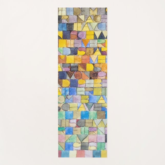 Tapis De Yoga ABC (Alphabet), Paul Klee (Devant)