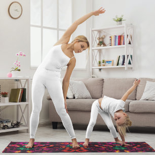 Tapis De Yoga abstrait spirituel