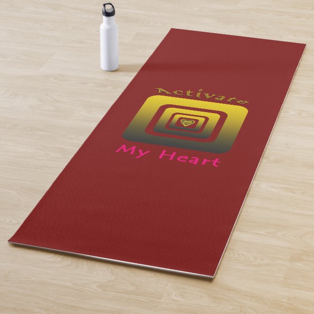 Tapis De Yoga Activate My Heart (En situation)