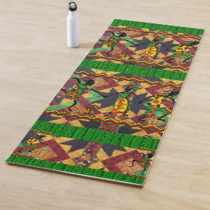 Tapis de yoga africains