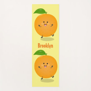 Tapis De Yoga Agréable agrumes d'orange