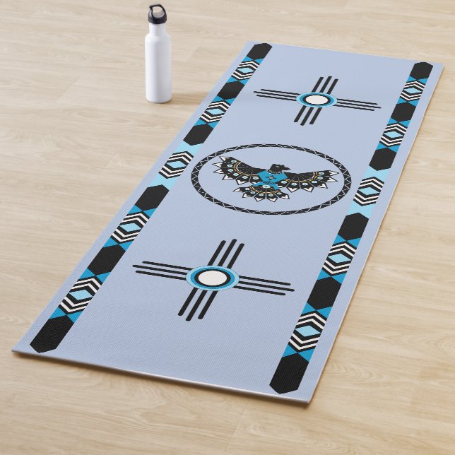 Tapis De Yoga Aigle autochtone (En situation)