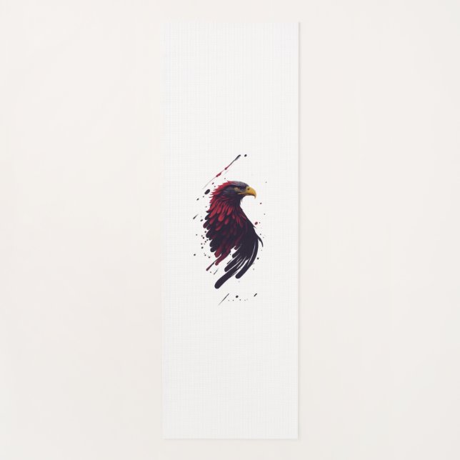 Tapis De Yoga aigle pour la liberté (Devant)