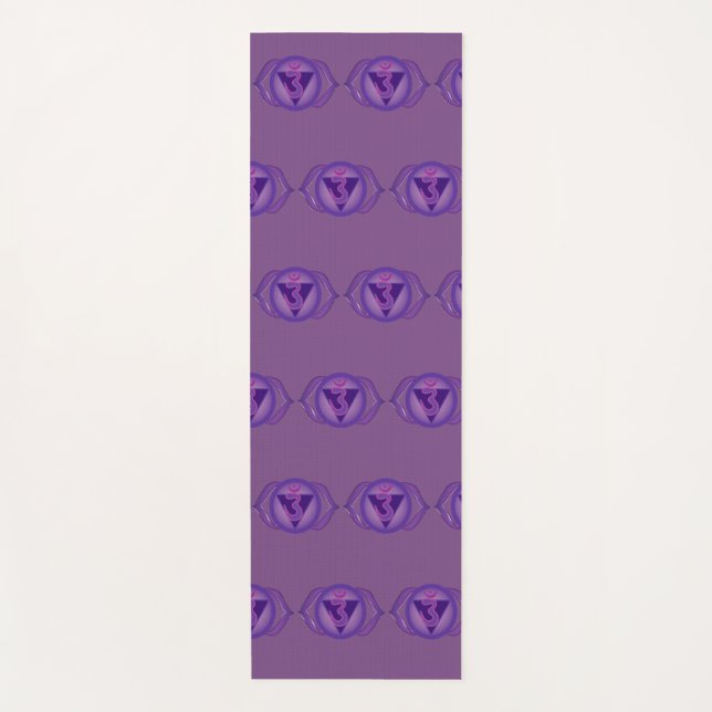 Tapis De Yoga Ajna ou troisième oeil Chakra Yoga Mat (Devant)