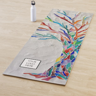Tapis De Yoga Ajouter Votre Logo Arbre De Vie