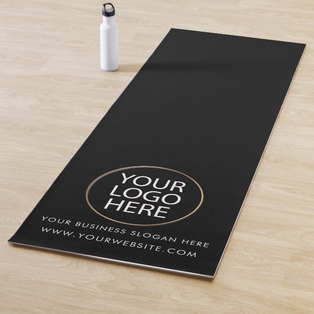 Tapis De Yoga Ajouter votre logo et votre texte personnalisé noi (En situation)