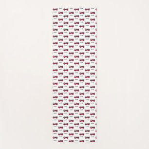 Tapis De Yoga Ajouter votre nom Camion de feu rouge Enfants pers