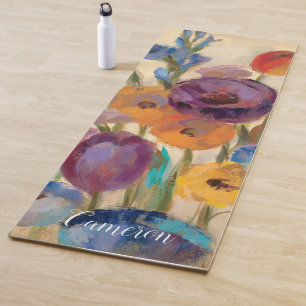 Tapis De Yoga Ajoutez votre bouquet nommé de   des fleurs