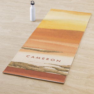 Tapis De Yoga Ajoutez votre copie dorée par   nommée de l'abr