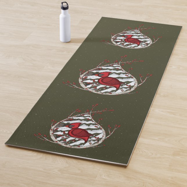 Tapis De Yoga Alexandre le cardinal Yoga Mat (En situation)