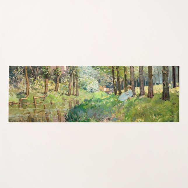Tapis De Yoga Alfred Sisley - Reposez le long du ruisseau (Devant (Horizontal))