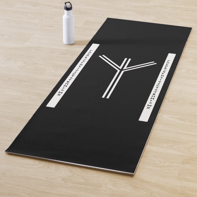 Tapis de yoga Algiz BW (En situation)