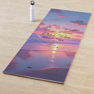 Tapis De Yoga Aller au travail, rentrer à la maison, boire du vi
