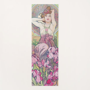 Tapis De Yoga Améthyste (Quatre Joyaux), Alphonse Mucha