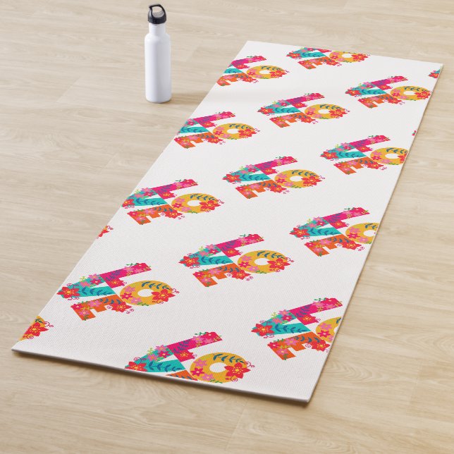 Tapis De Yoga Amour arc-en-ciel (En situation)